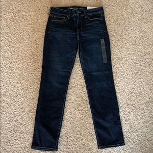 NWT American eagle straight leg dark wash jeans